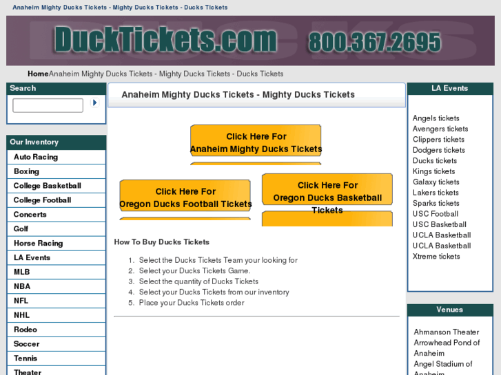 www.ducktickets.com