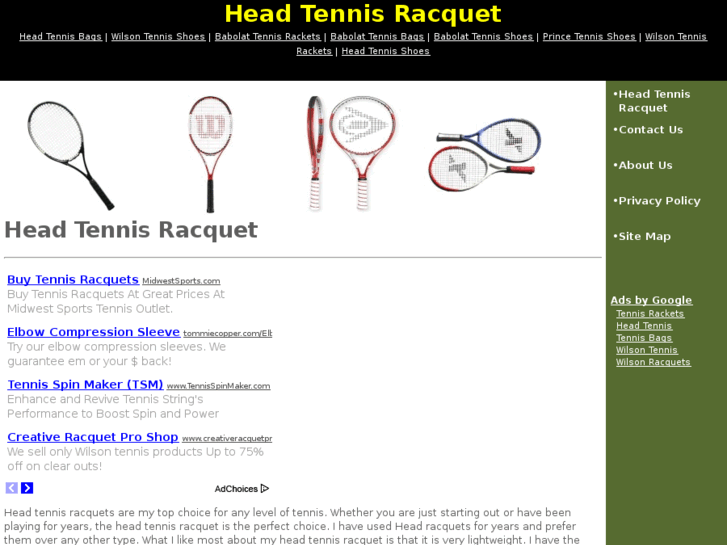 www.headtennisracquet.com