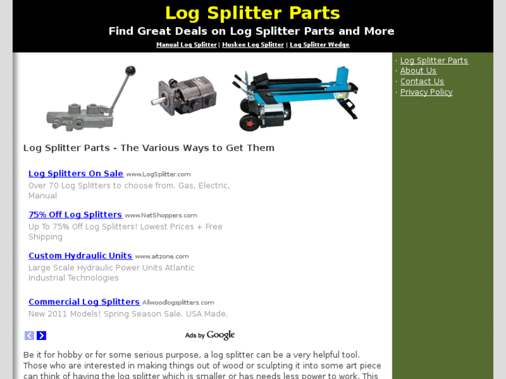 www.logsplitterparts.org