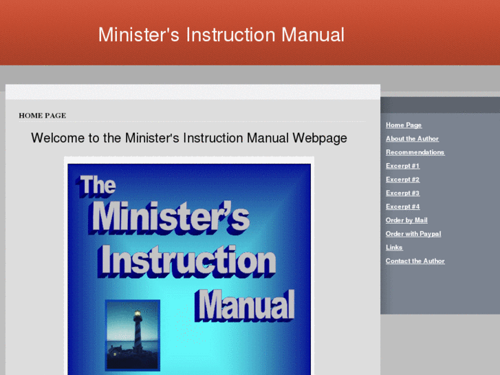 www.ministersinstructionmanual.com