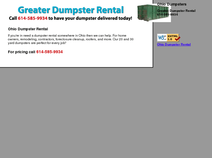 www.ohiodumpsterrental.org