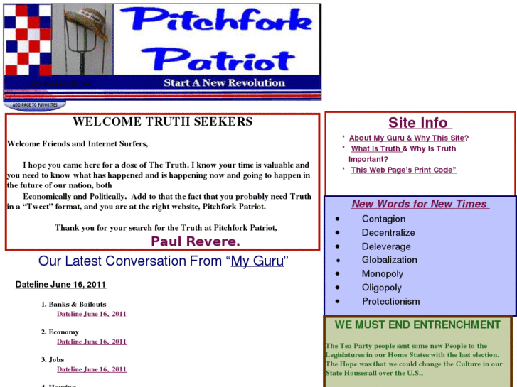 www.pitchforkpatriot.com