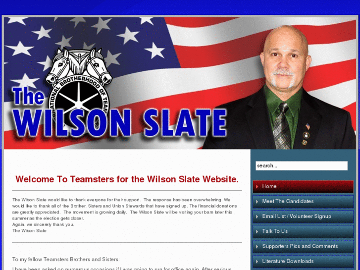 www.teamstersforthewilsonslate.com