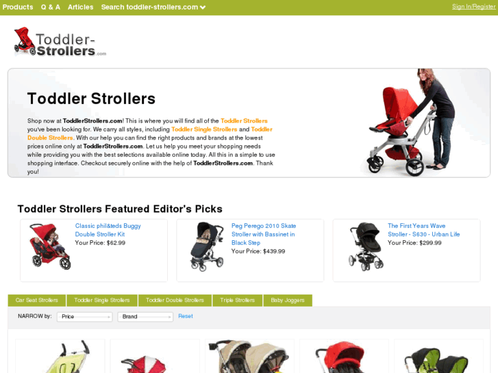 www.toddler-strollers.com