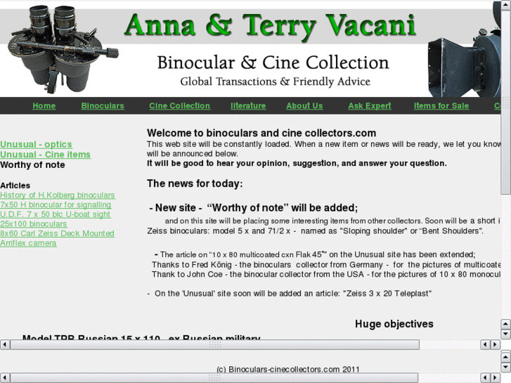 www.binoculars-cinecollectors.com