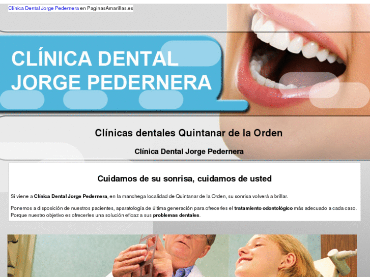 www.clinicadentaljorgepedernera.es