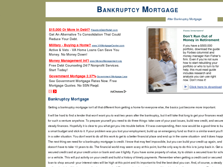 www.getabankruptcymortgage.com