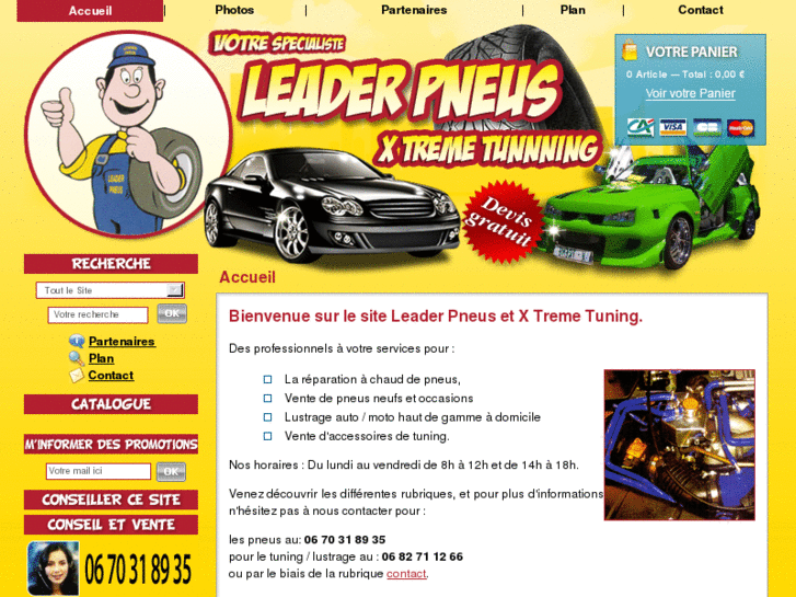 www.leader-pneus-et-x-treme-lustrage-tuning.com