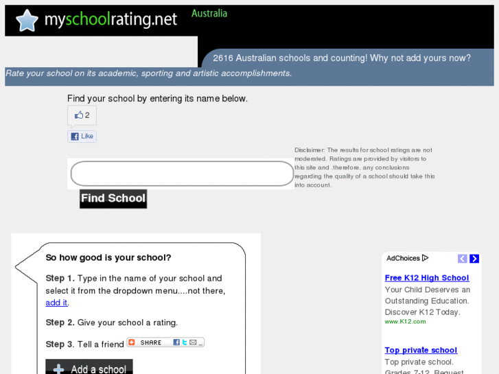 www.myschoolrating.net