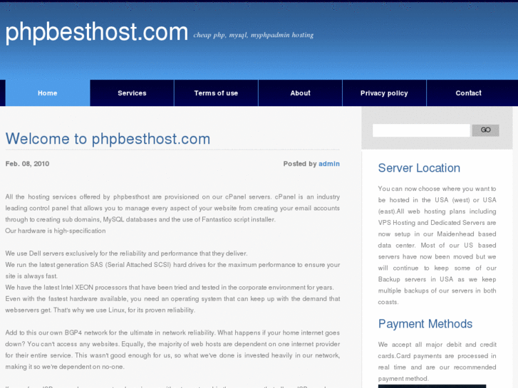 www.phpbesthost.com