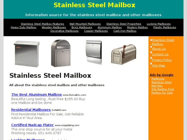 www.stainlesssteelmailbox.net