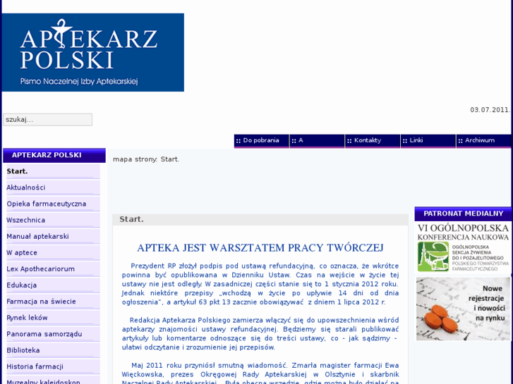 www.aptekarzpolski.pl