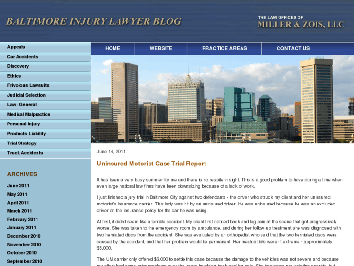 www.baltimoreinjurylawyerblog.com