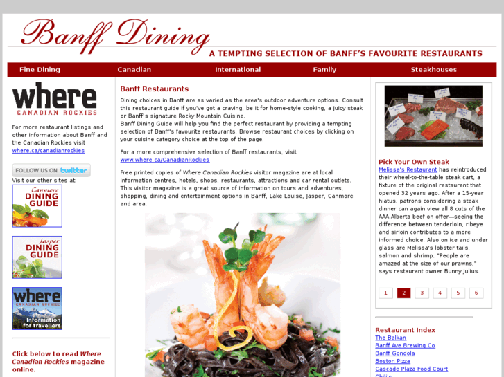 www.banffdiningguide.com