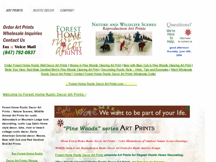 www.foresthomerusticdecorartprints.com