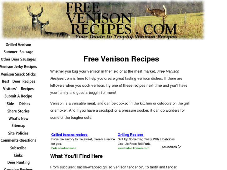 www.free-venison-recipes.com