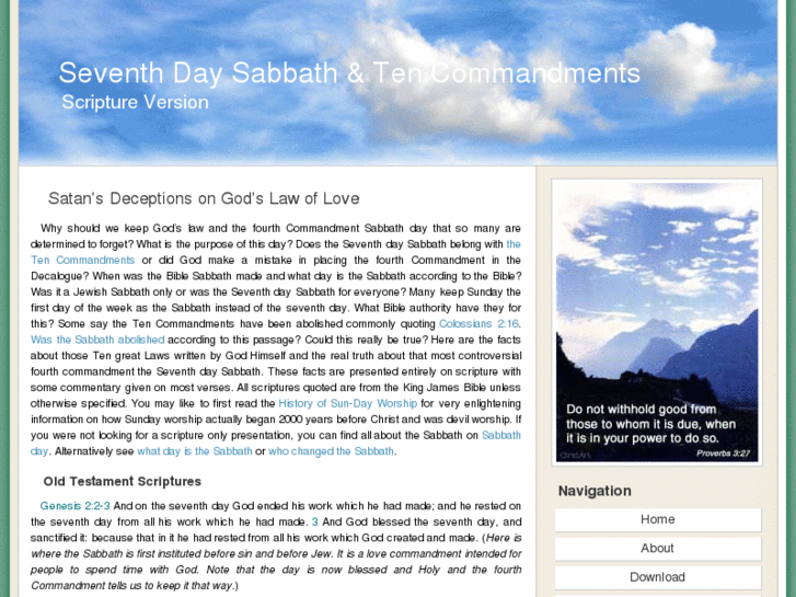 www.seventh-day-sabbath.com