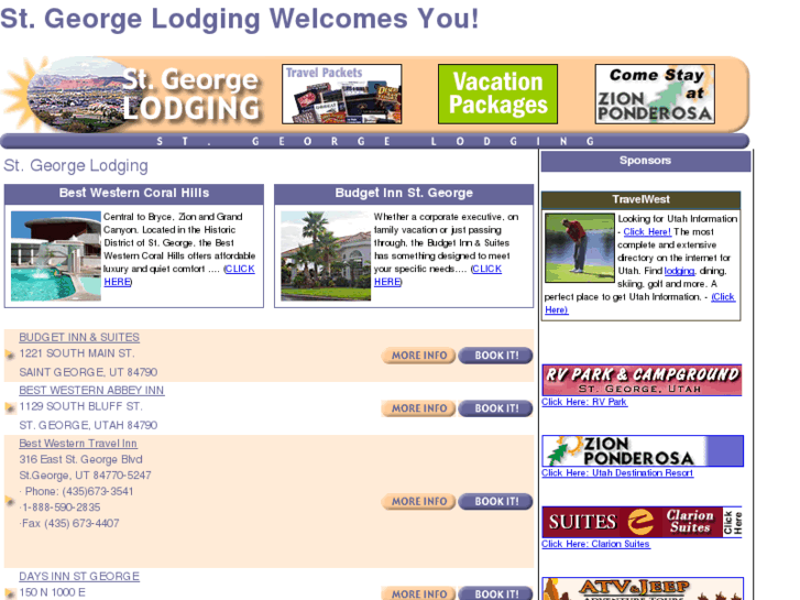 www.stgeorge-lodging.com