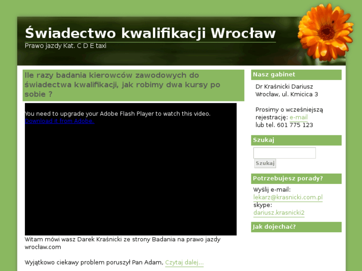 www.swiadectwobadaniaprawojazdykatc.eu