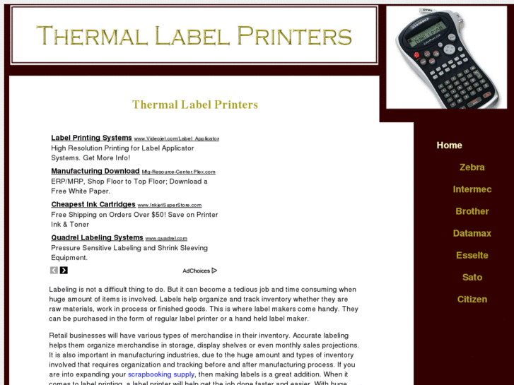 www.thermallabelprinters.net