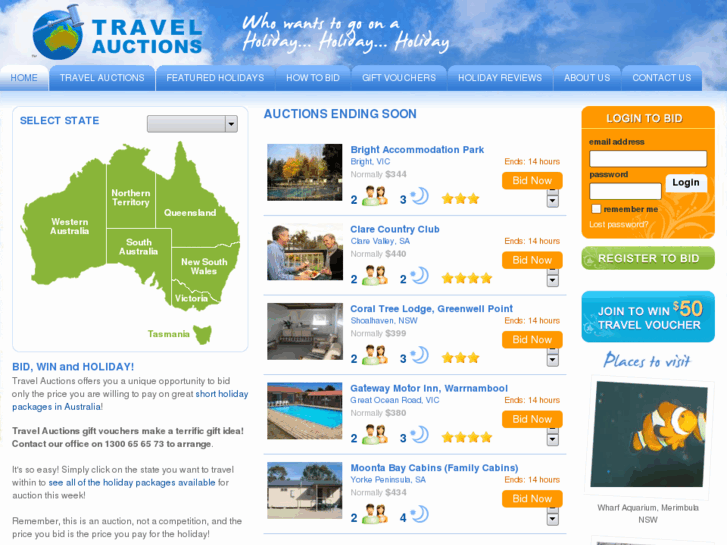 www.travelauctions.com.au