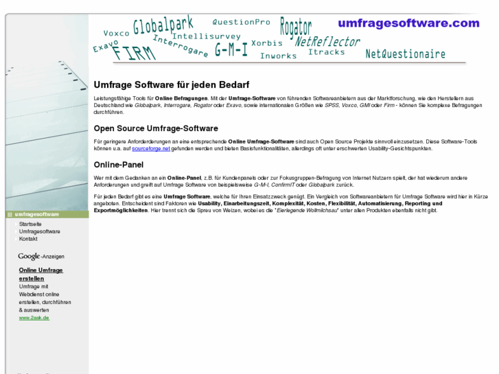 www.umfrage-software.com