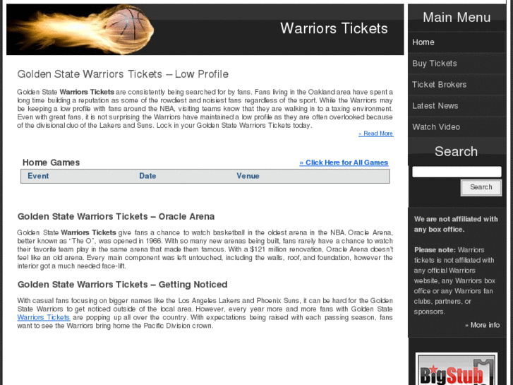 www.warriorstickets.net