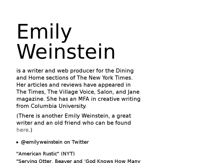 www.emilyweinstein.com