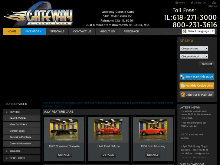 www.gatewayclassiccars.com