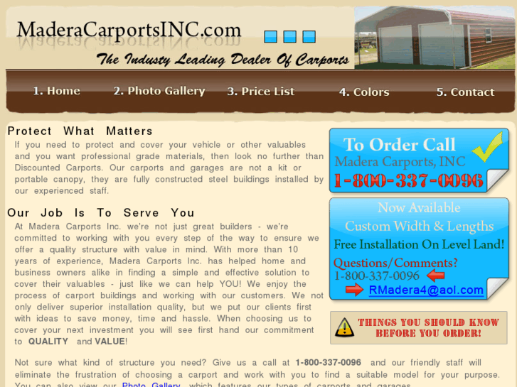 www.maderacarportsinc.com