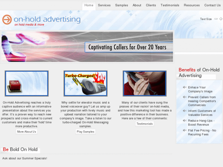 www.onholdadvertising.net