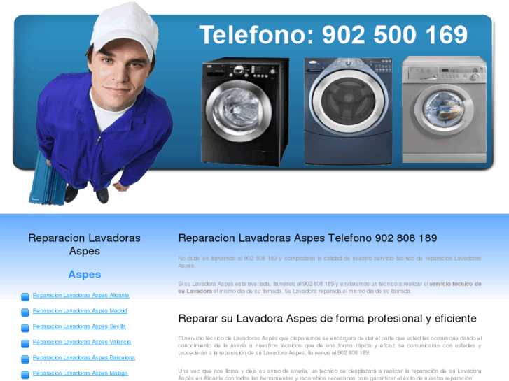 www.reparacionlavadoraaspes.es