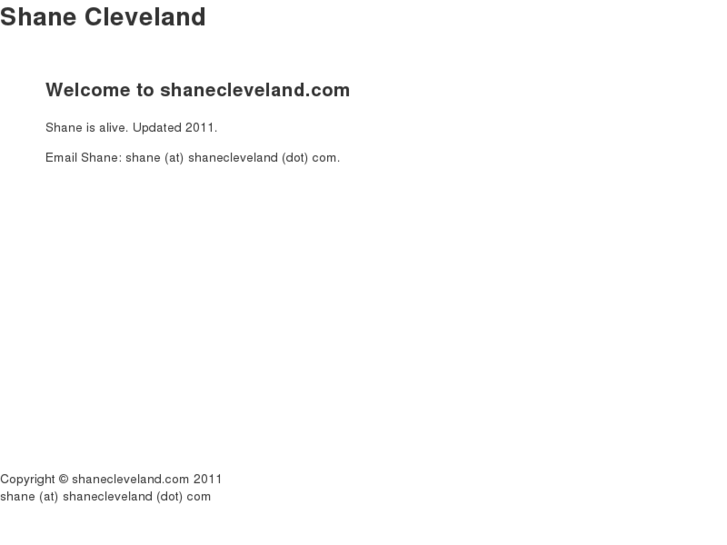 www.shanecleveland.com