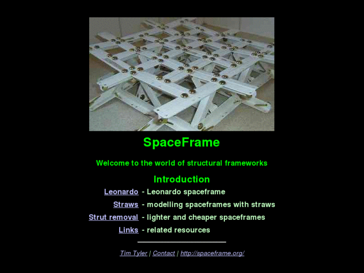 www.spaceframe.org