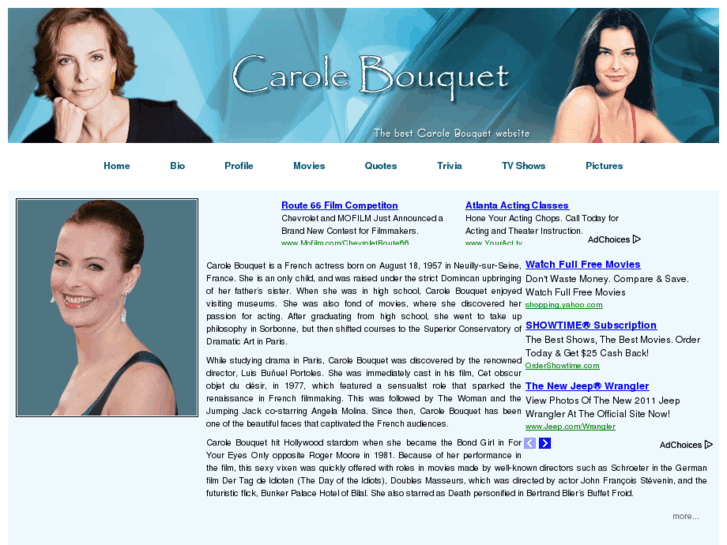 www.carolebouquet.net