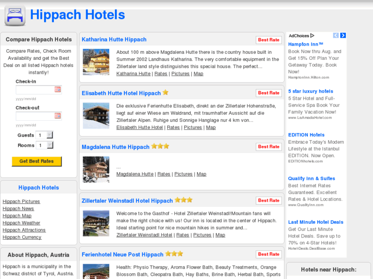 www.hippachhotels.com