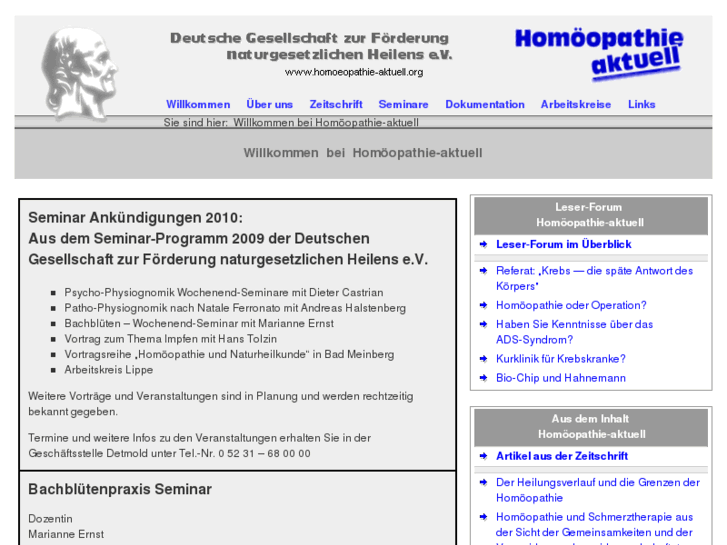 www.homoeopathie-aktuell.org