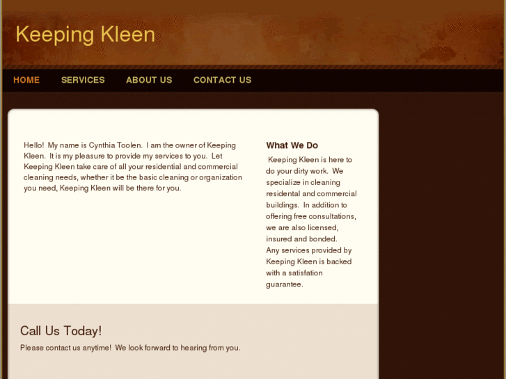 www.keepingkleen.com