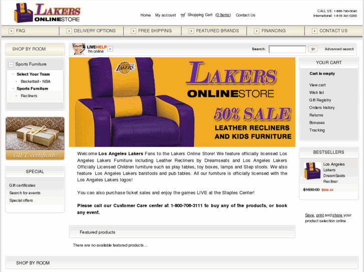 www.lakersonlinestore.com