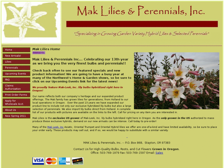 www.maklilies.com