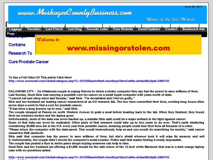 www.missingorstolen.com