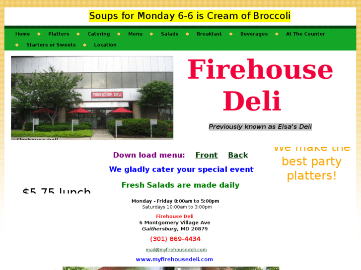 www.myfirehousedeli.com