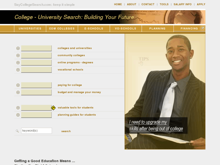 www.saycollegesearch.com