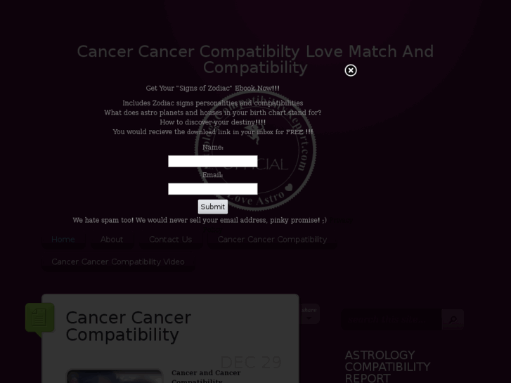 www.cancercancercompatibility.com