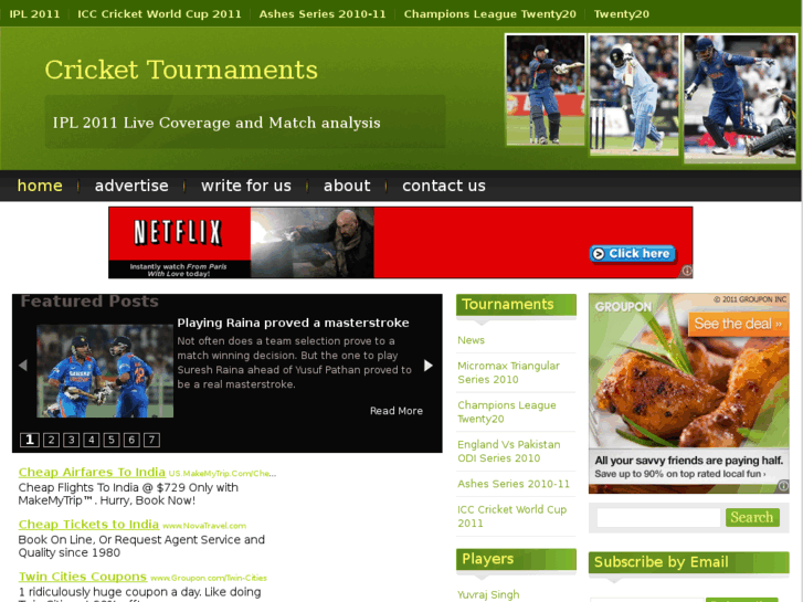 www.cricket-tournaments.com