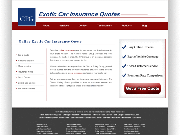 www.exoticcarinsurancequote.com