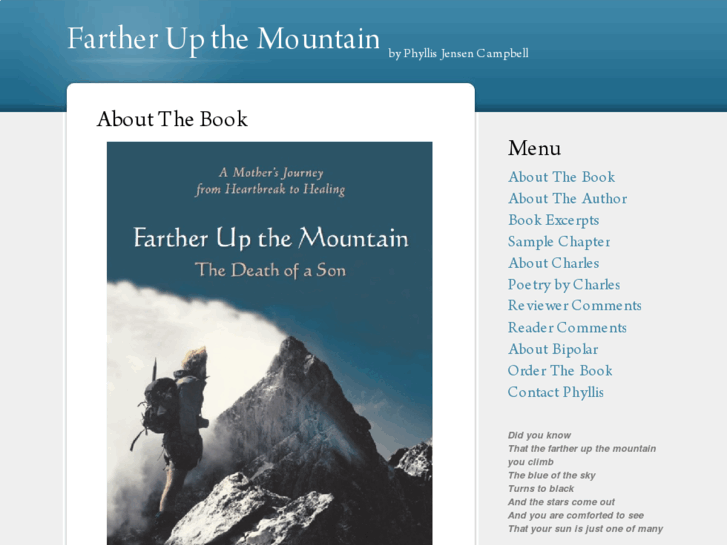 www.fartherupthemountain.com