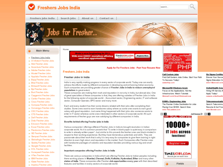 www.freshersjobsindia.com