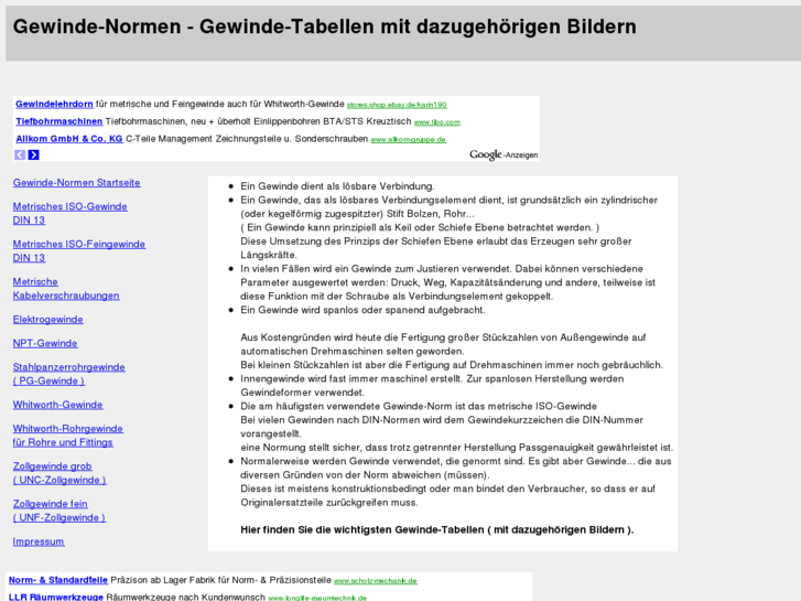 www.gewinde-norm.de