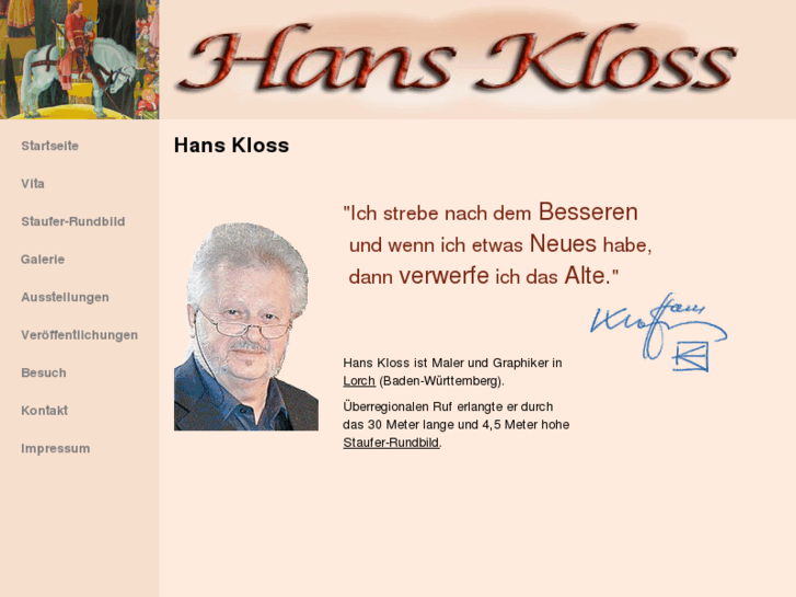 www.hans-kloss.de